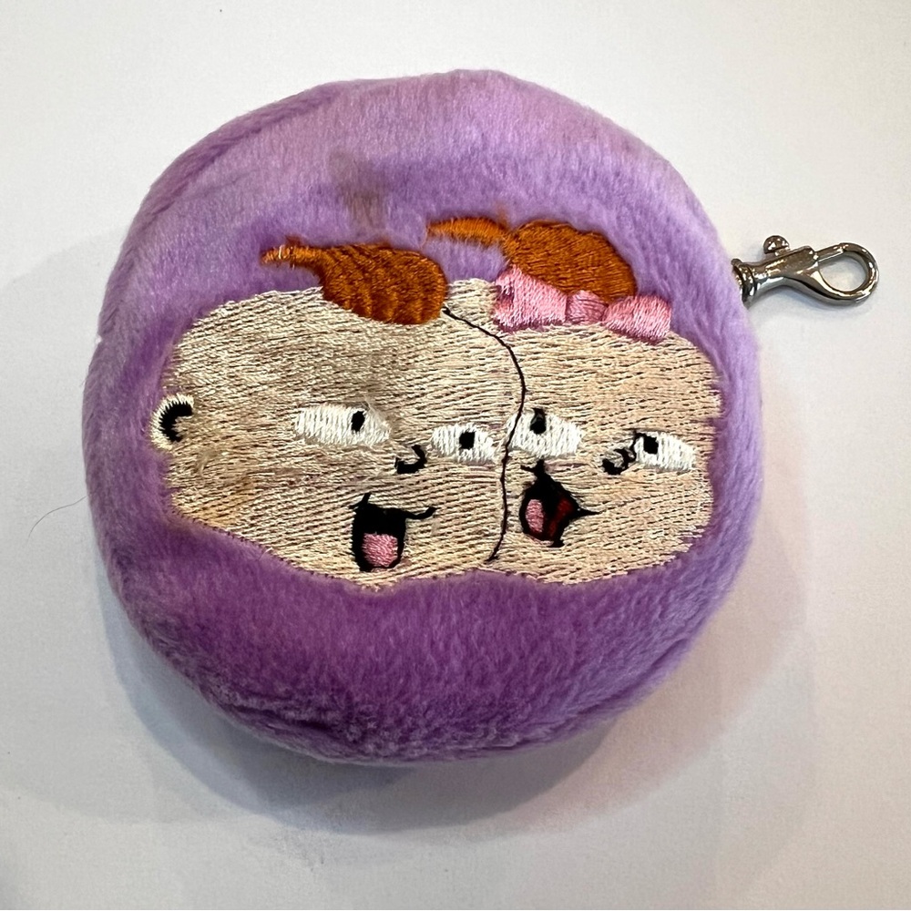 Vintage 1997 Viacom Rugrats PHIL
& LIL Plush Keychain Coin Purse